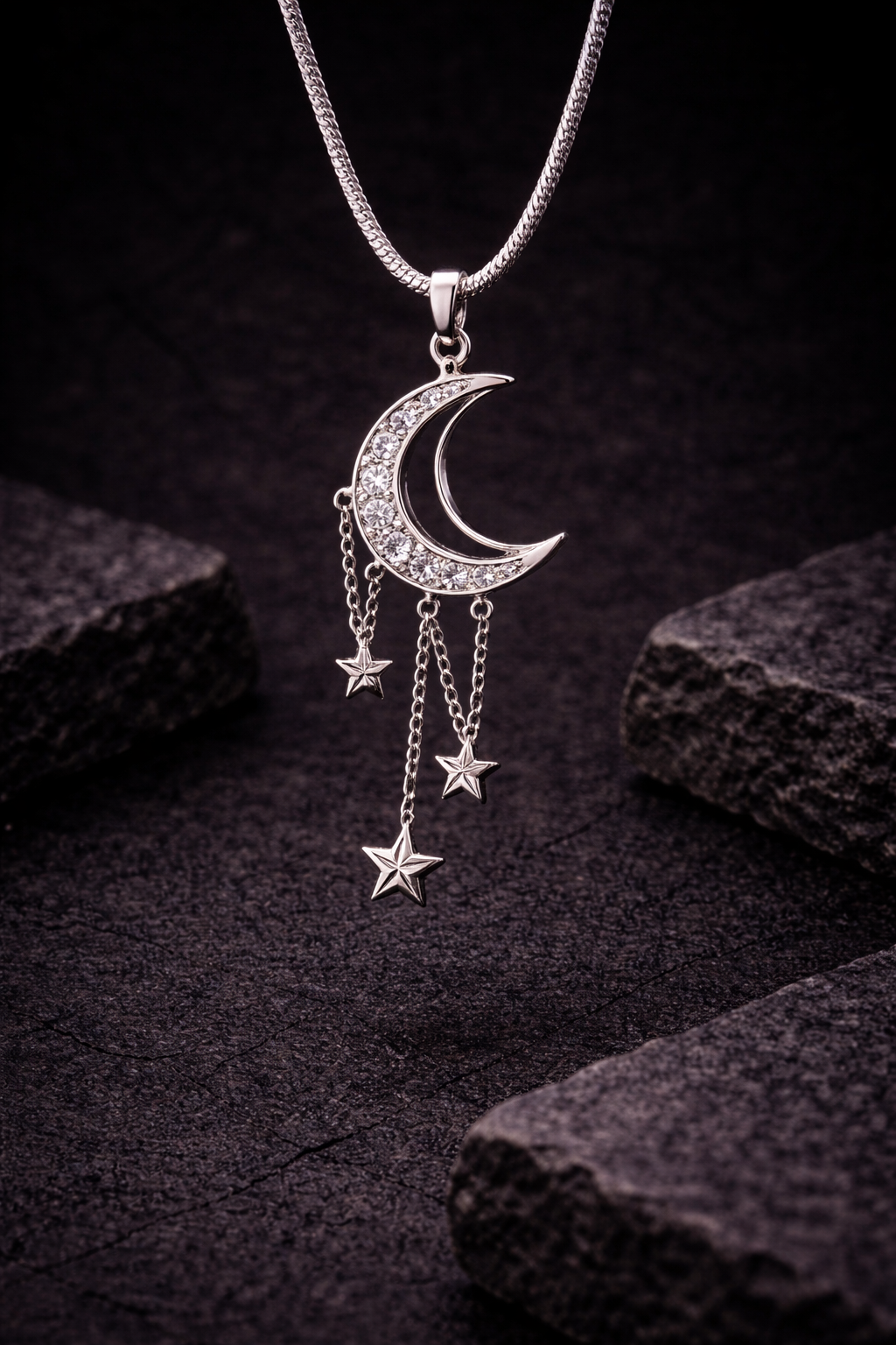 Black Moon & Stars Chain