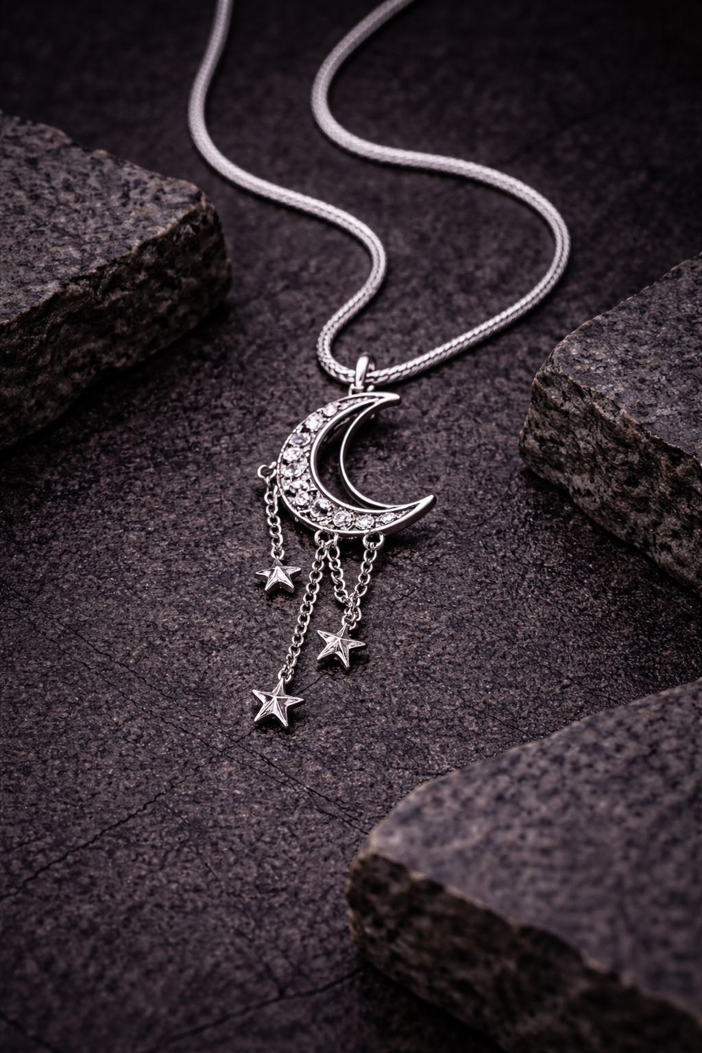 Black Moon & Stars Chain