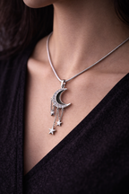 Black Moon & Stars Chain