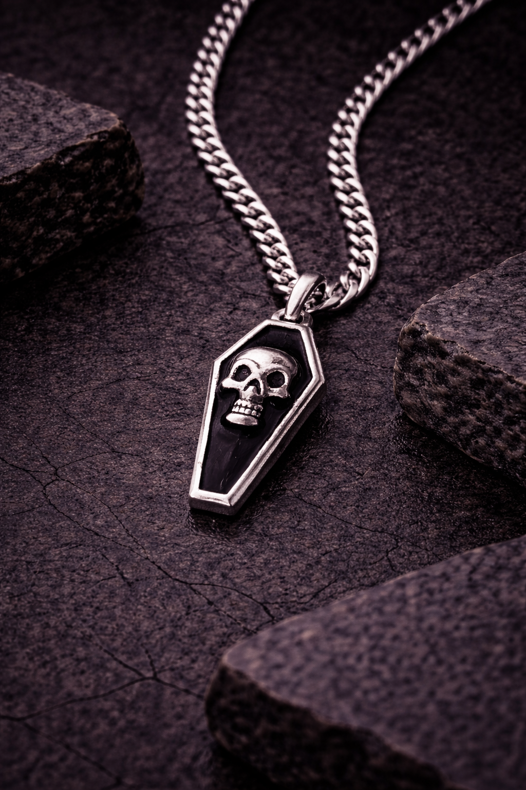 Coffin Skull Chain - Mens Chain