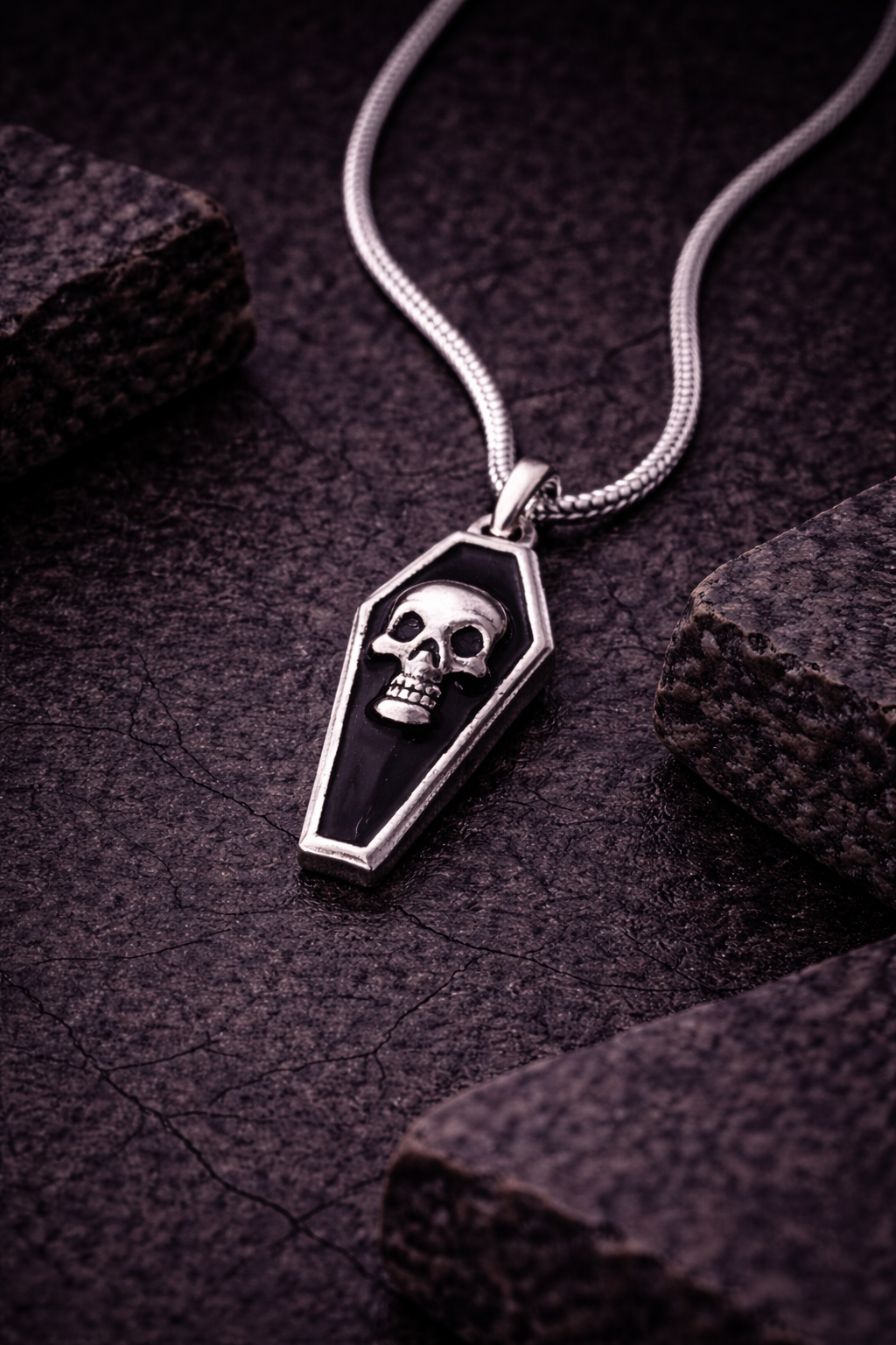 Coffin Skull Chain - Mens Chain