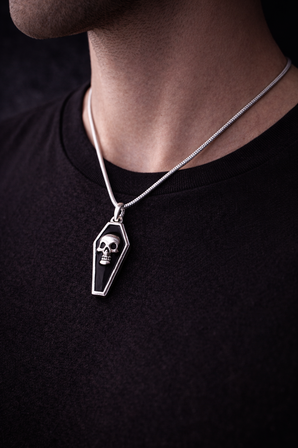 Coffin Skull Chain - Mens Chain