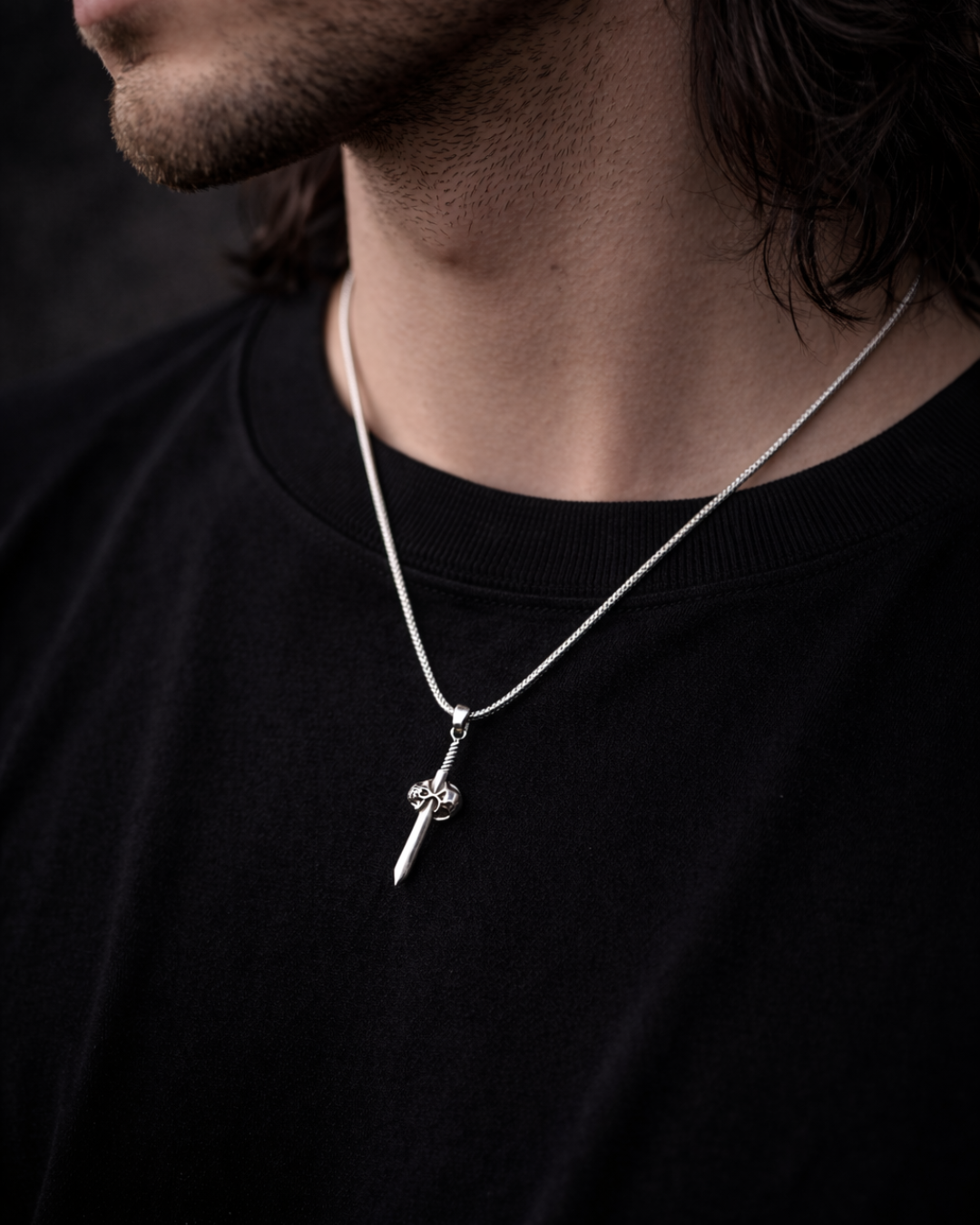 Skull Sword Chain for Men